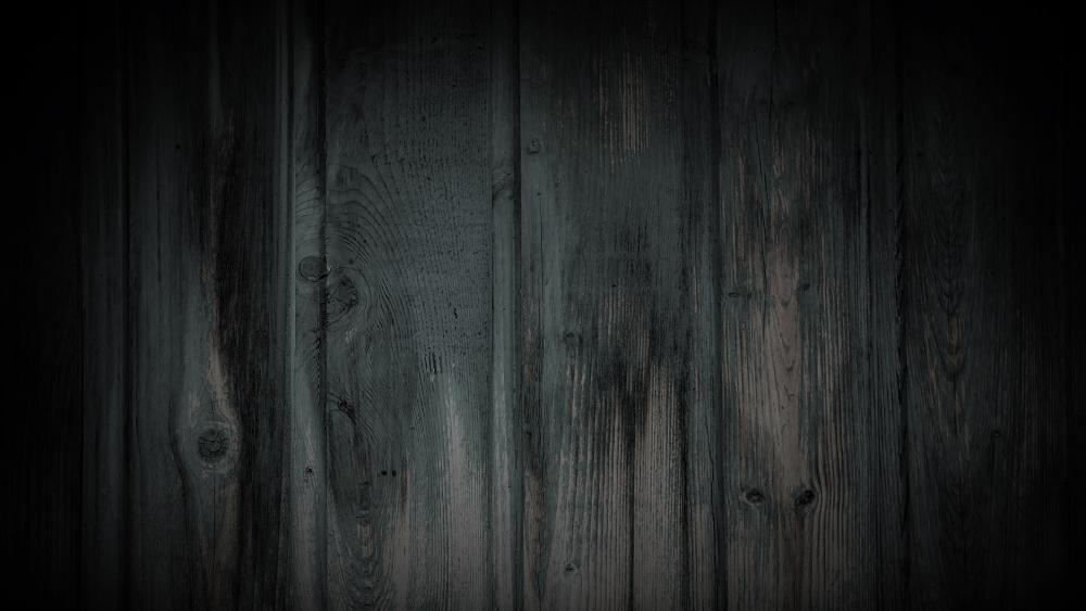 Dark Wooden Texture in Mystery Black wallpaper