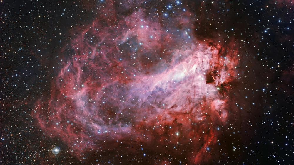The Star-Formation Region Messier 17 wallpaper