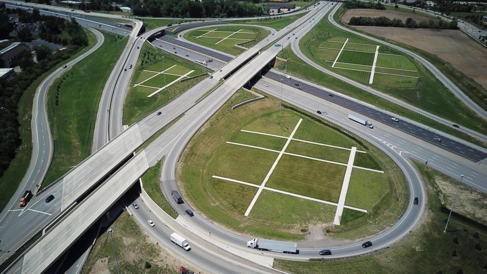 Interchange of the Outerbelt & Route 161 in Dublin, OH wallpaper
