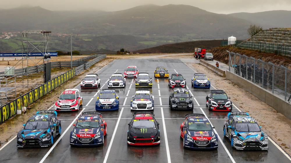 Start of Round 1 of the 2016 FIA World Rallycross Championship in Montalegre, Portugal wallpaper