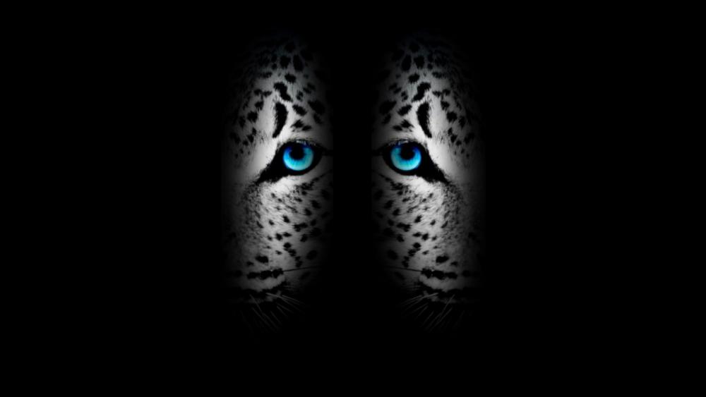Dark-Blue abstract jaguar wallpaper