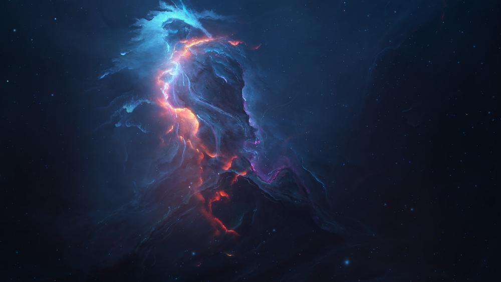Mystical Nebula Symphony wallpaper