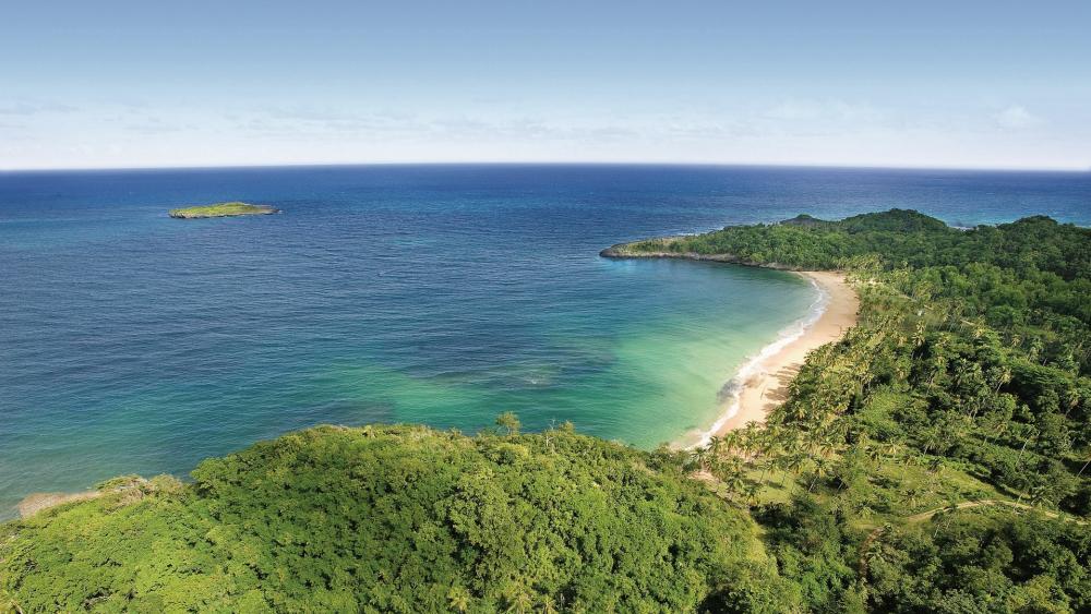 Serene Tropical Paradise Awaits You wallpaper