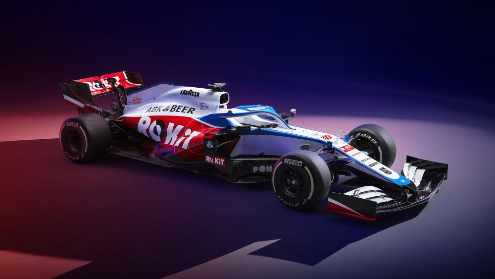Dynamic Formula One Racing Car Wallpaper in 4K Resolution wallpaper