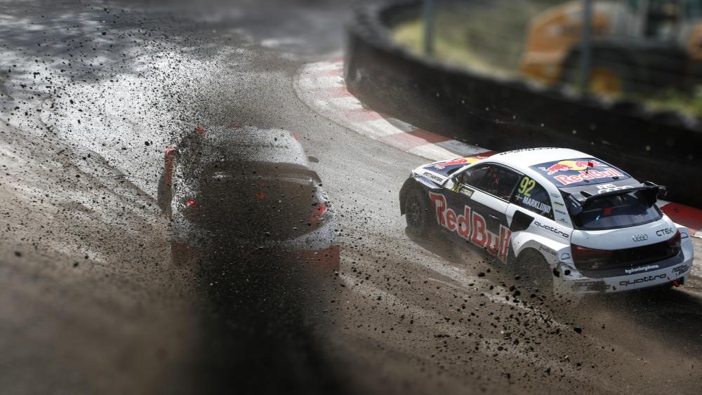 Anton Marklund & Jérôme Grosset-Janin at the 2015 World RX of Germany wallpaper