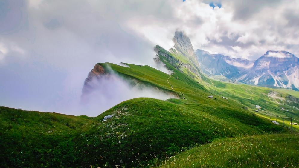 Odle Mountains (Dolomites) wallpaper