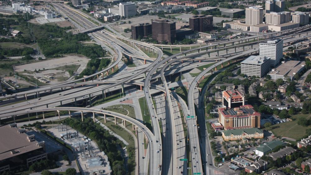 Aerial View of the High Five Interchange wallpaper