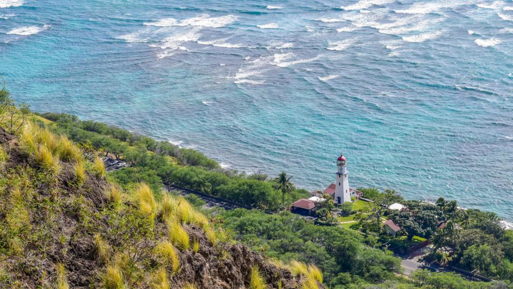 Diamond Head Lighthouse, Honolulu, Hawaii wallpaper