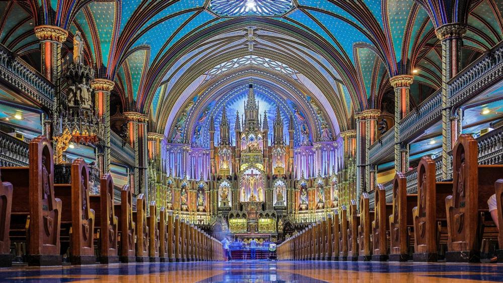 Notre-Dame Basilica (Montreal) wallpaper