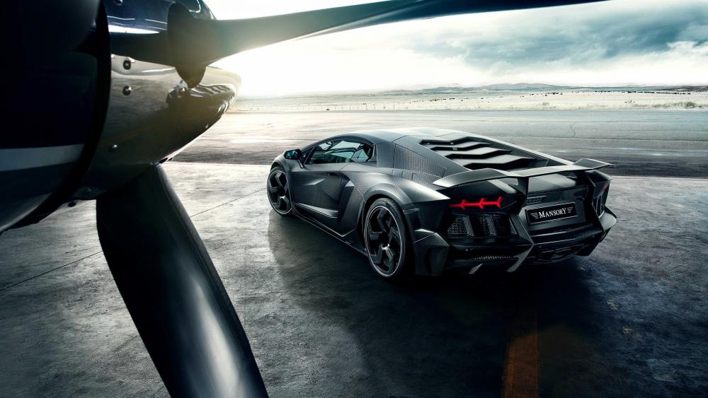 Sleek Power on the Tarmac wallpaper