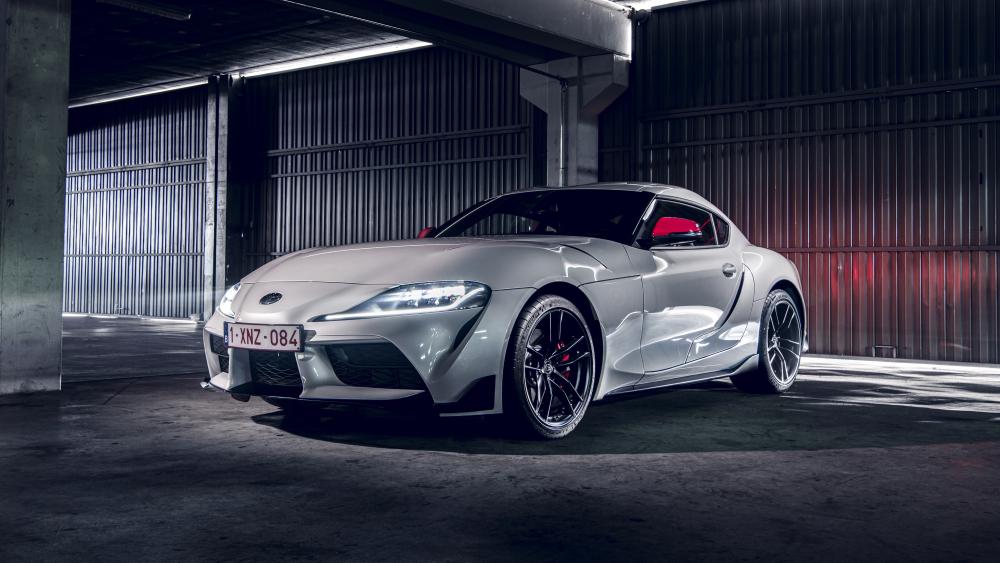 Toyota GR Supra in Industrial Ambiance wallpaper