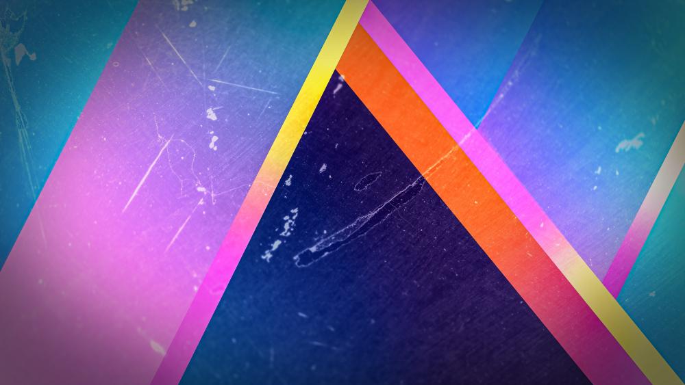 Colorful triangle wallpaper