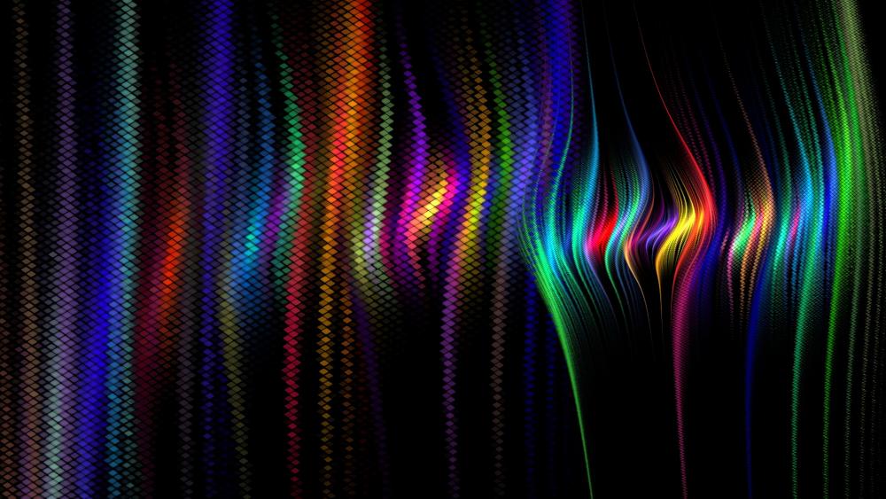 Gradient colors fractal art wallpaper