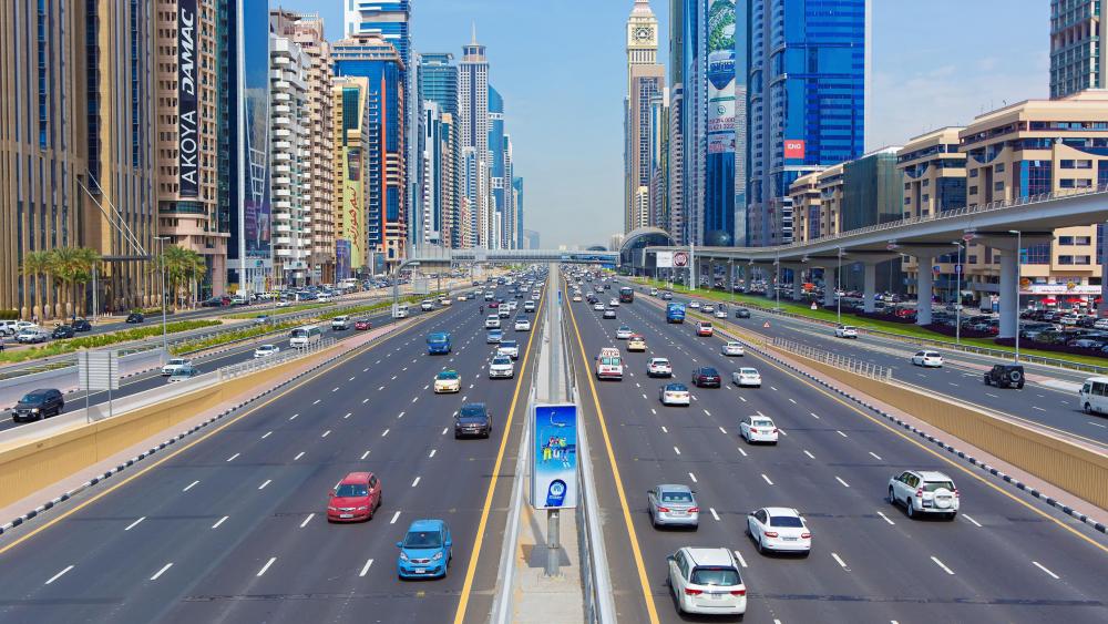 Sheikh Zayed Road wallpaper