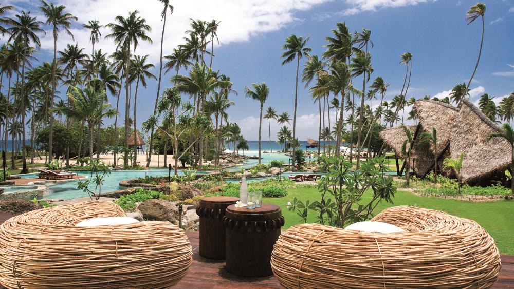 Tropical Paradise Retreat for Relaxation and Serenity wallpaper