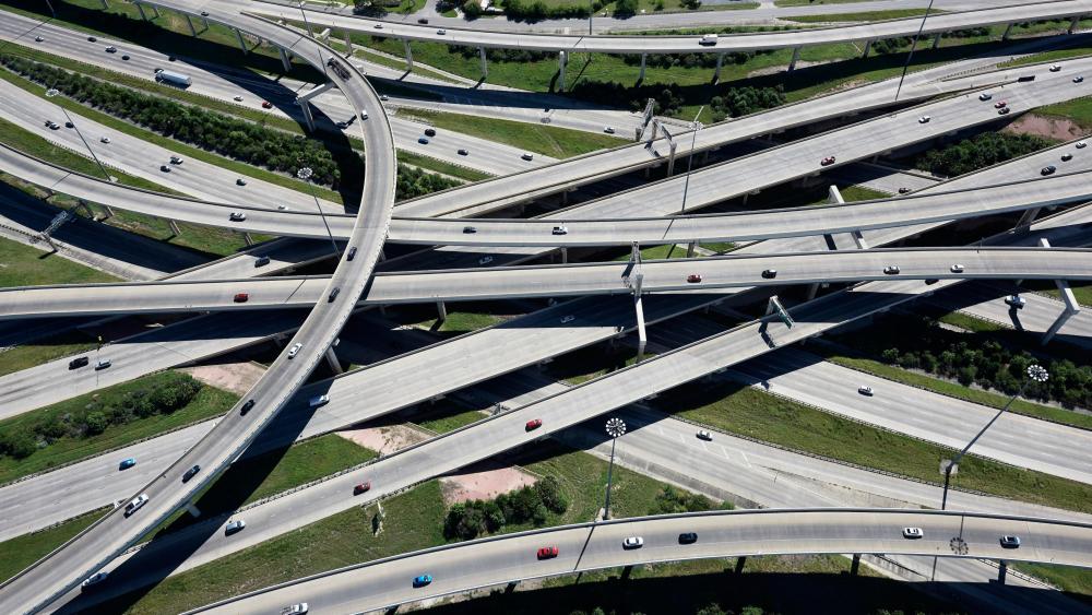 Highway Interchange in San Antonio, Texas wallpaper