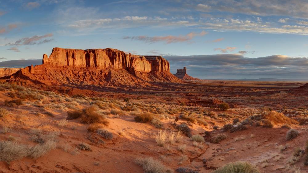 Majestic Desert Beauty at Sunset wallpaper