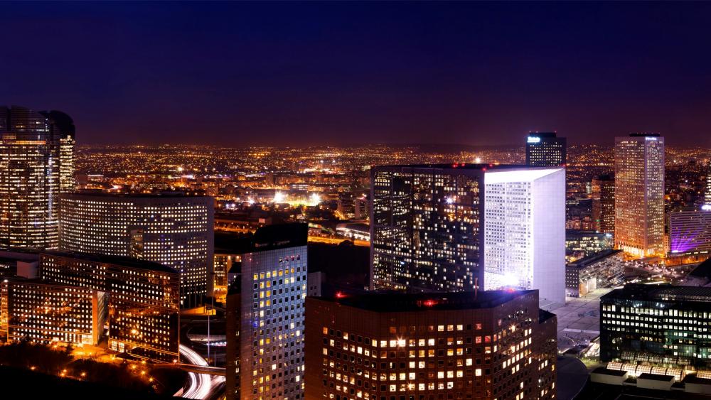 La Défense Cityscape wallpaper