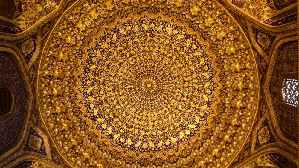 Samarkand - Tilla Kari Madrasa and Mosque wallpaper