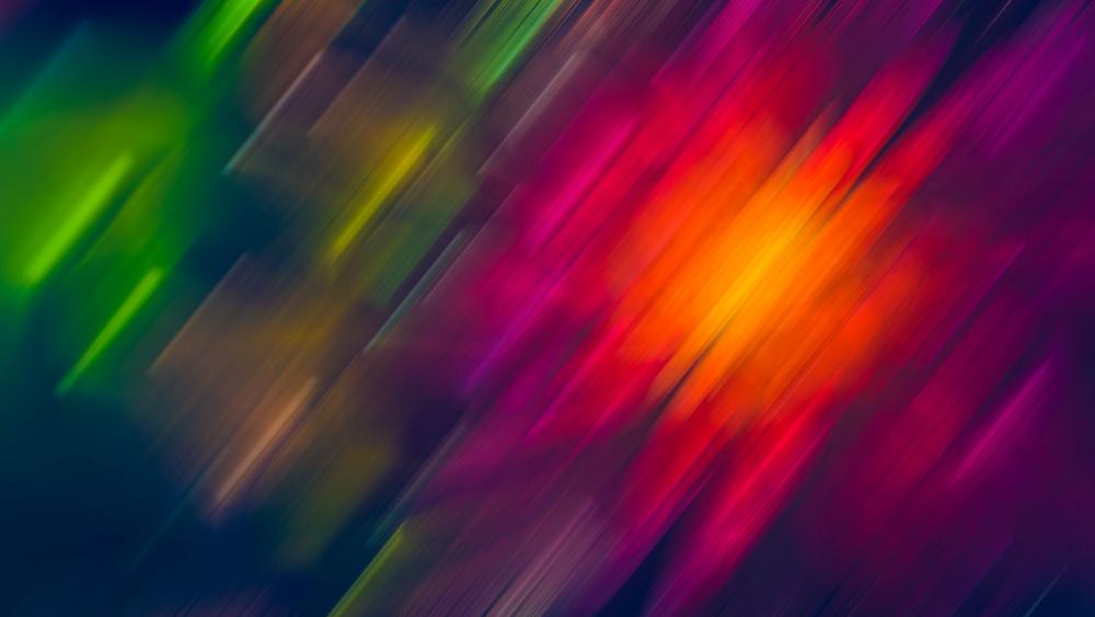 Vibrant Spectrum of Motion Blur wallpaper