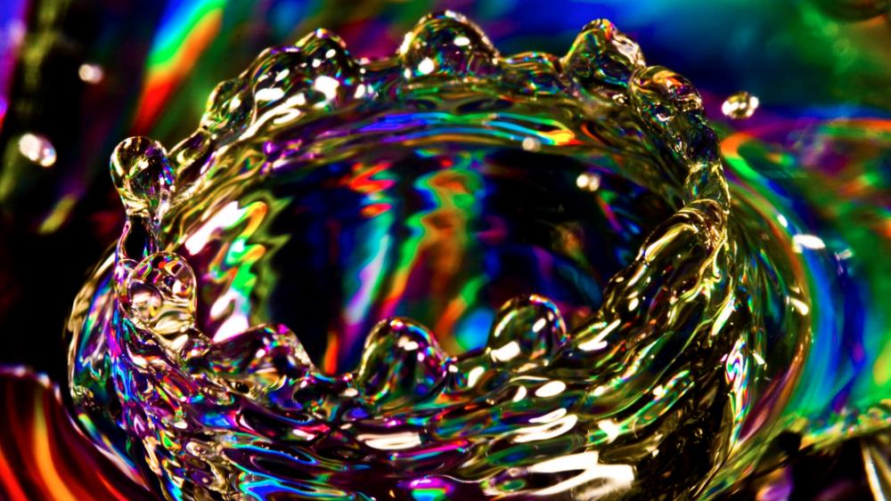 Vivid Water Splash Harmony wallpaper