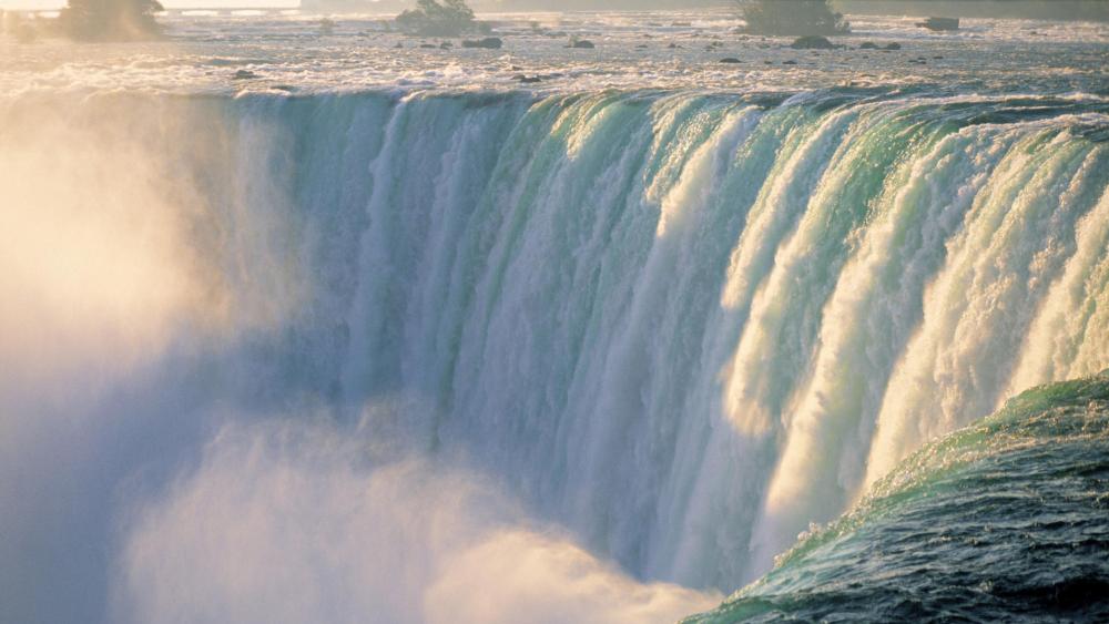 Majestic Power of Niagara Falls wallpaper