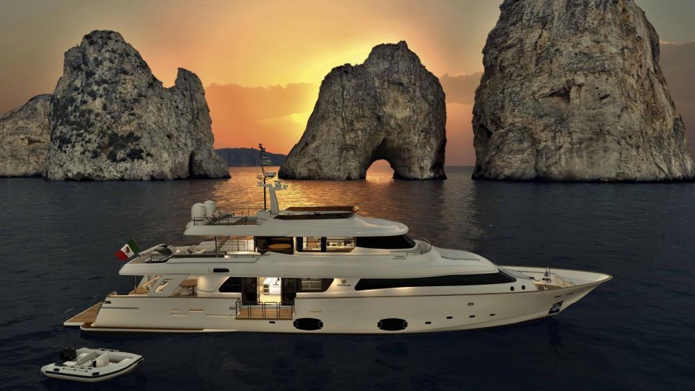 Navetta 33 Luxury Yacht wallpaper