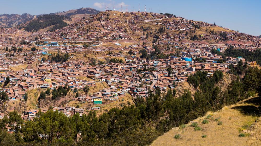 Panoramic View of the City of Cusco, Peru wallpaper