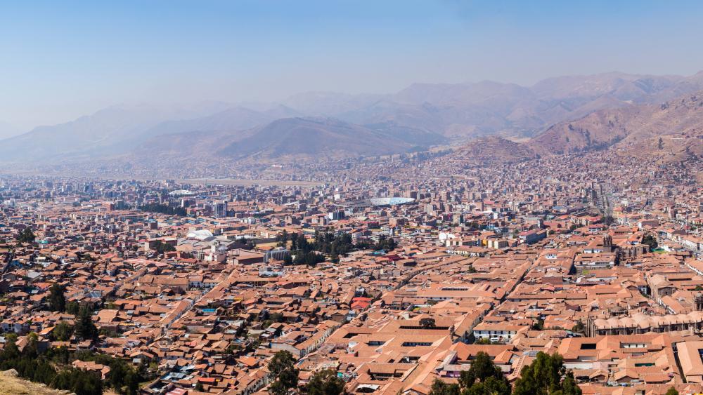 Panorama of Cusco wallpaper