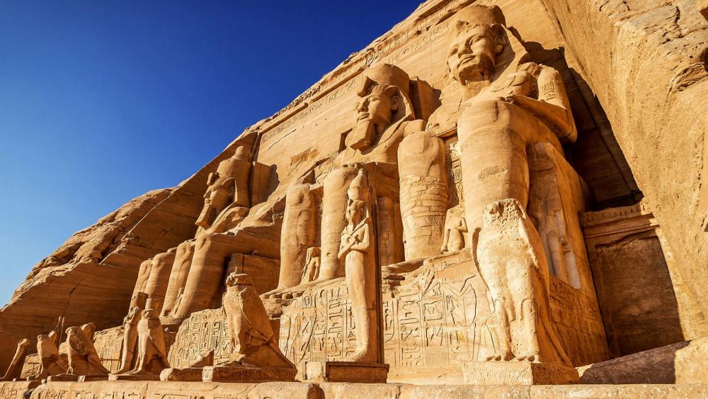 Abu Simbel temples wallpaper