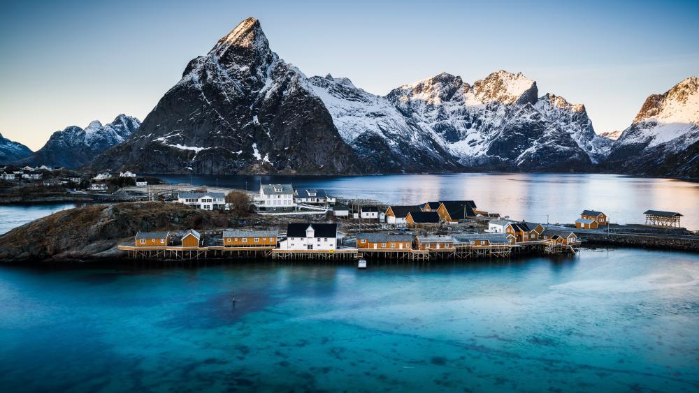 Sakrisoya Island (Lofoten) wallpaper