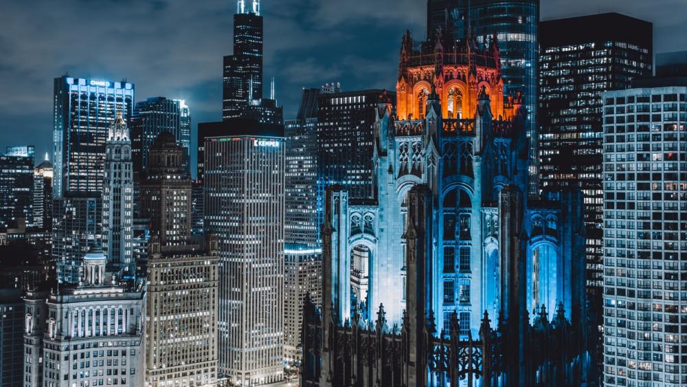 Tribune Tower, Chicago wallpaper