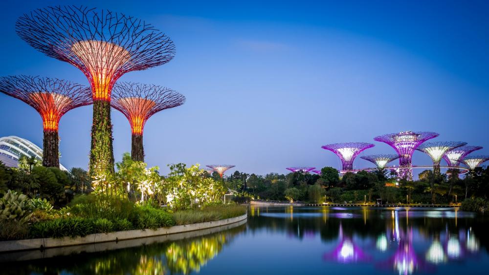 Gardens by the Bay wallpaper