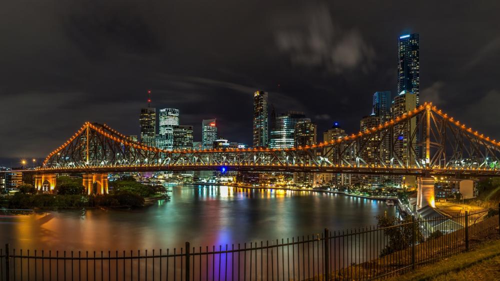 City Lights at Night wallpaper