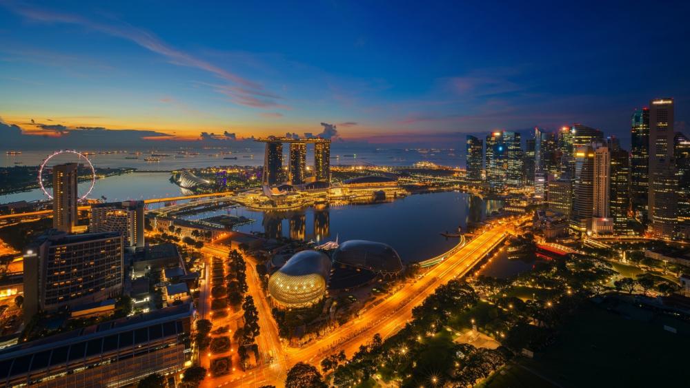 Singapore view wallpaper