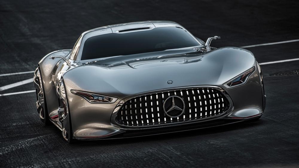 Sleek Silver Supercar Wallpaper Showcase wallpaper