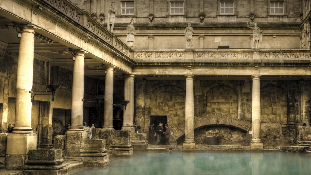 Roman Baths, Great Bath wallpaper
