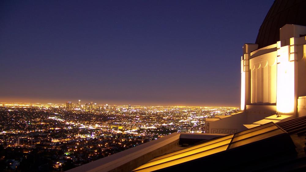 Los Angeles from Griffith Observatory wallpaper