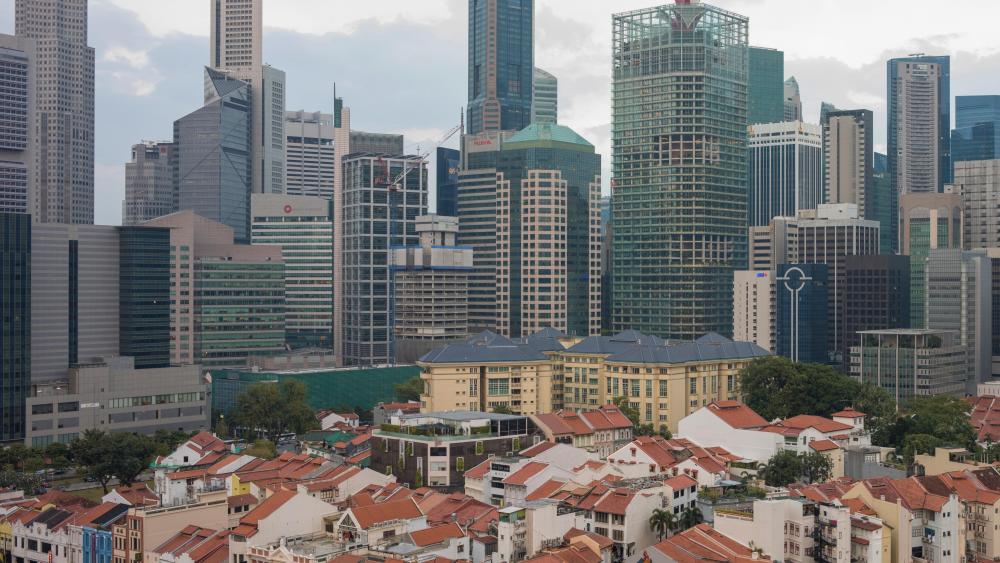 Singapore Central Business District wallpaper