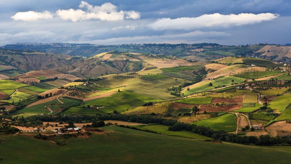 Italian landscape wallpaper