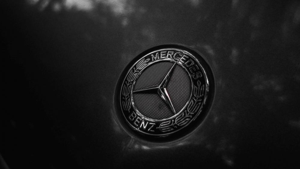 Benz logo wallpaper