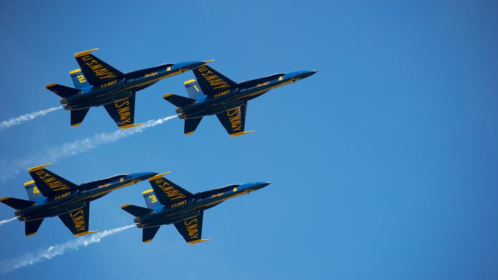 Blue Angels in Precision Flight wallpaper