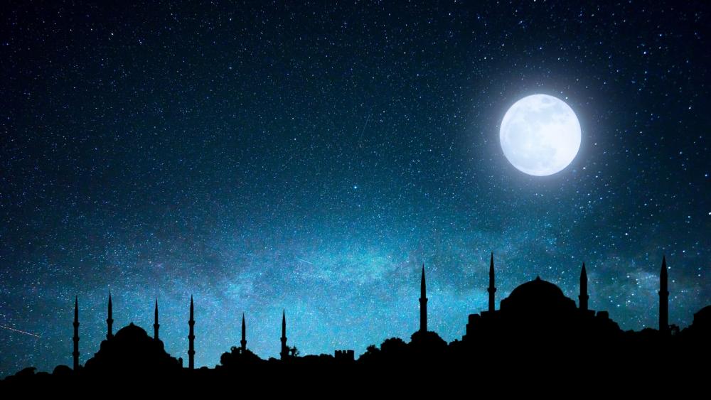 Istanbul Black Night wallpaper