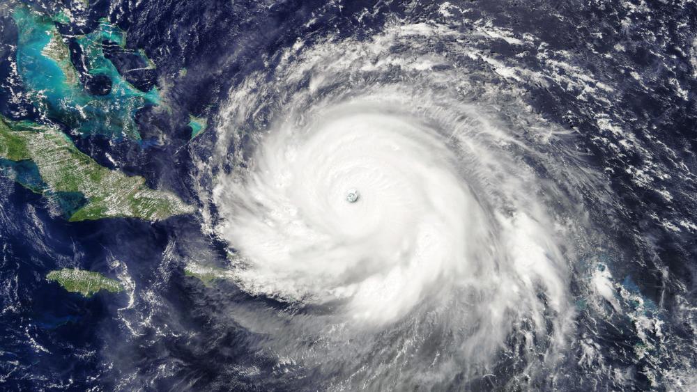 MODIS Image of Hurricane Irma wallpaper