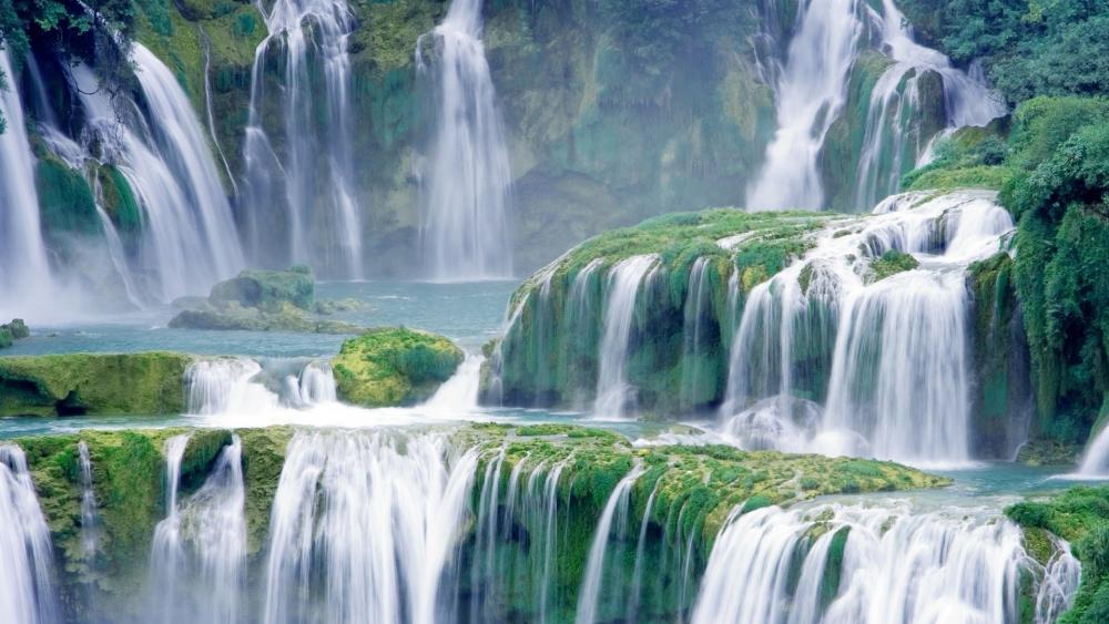 Ban Gioc Waterfall, Vietnam wallpaper