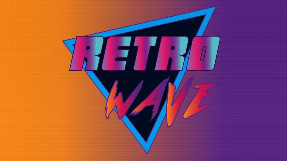 Retro wave wallpaper