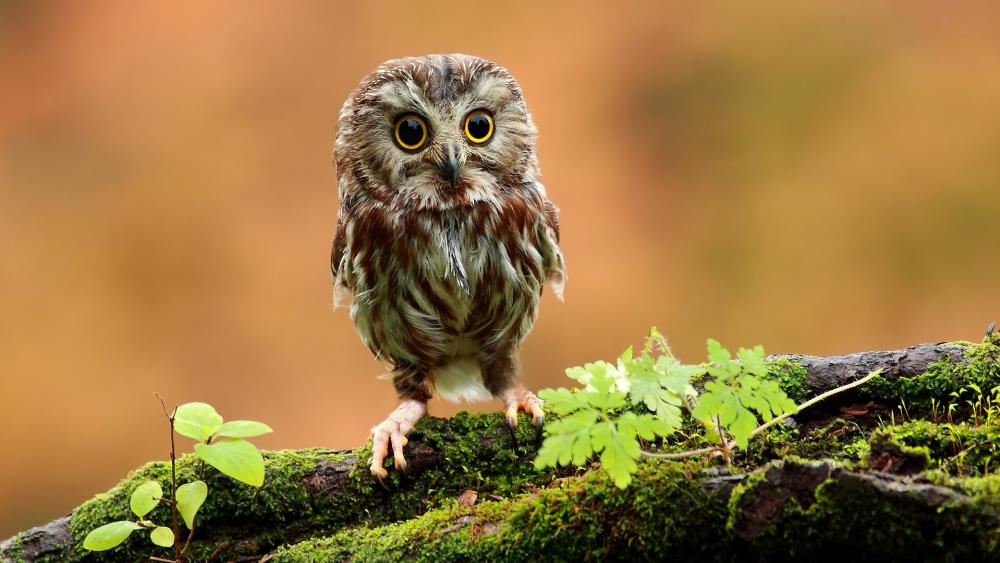 Baby owl wallpaper