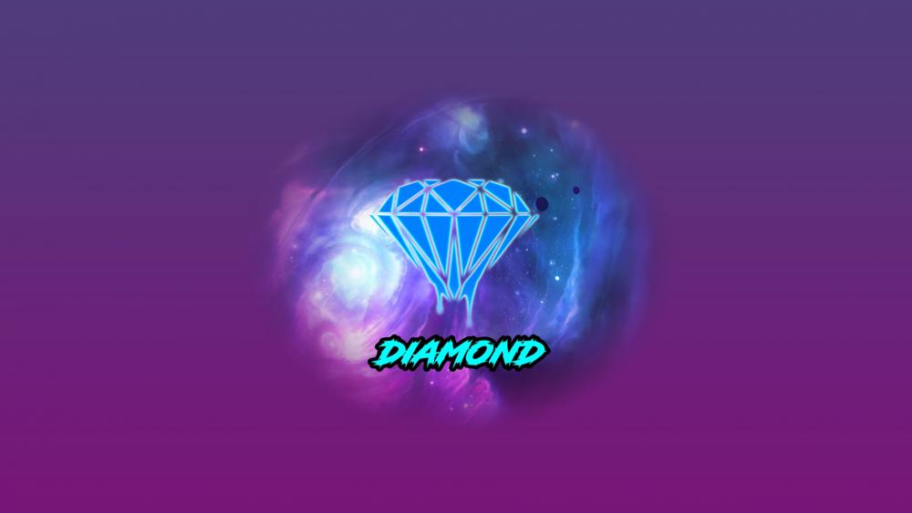 Diamond space wallpaper
