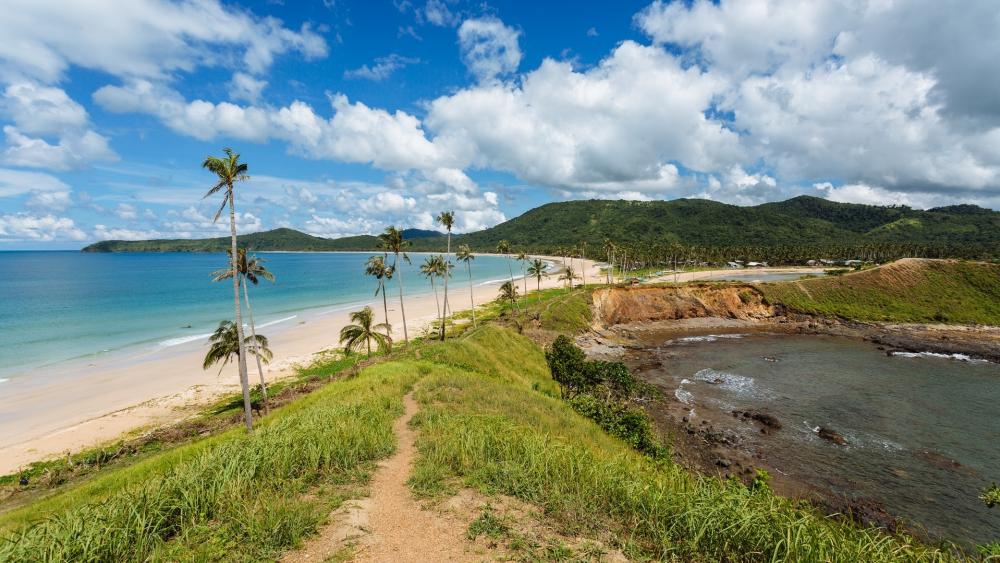Serene Coastal Paradise Awaits You wallpaper