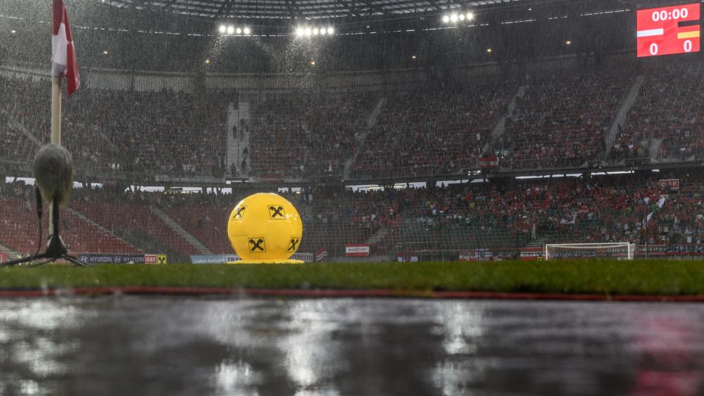 Rain Before a FIFA Friendly Match Between Austria & Germany wallpaper